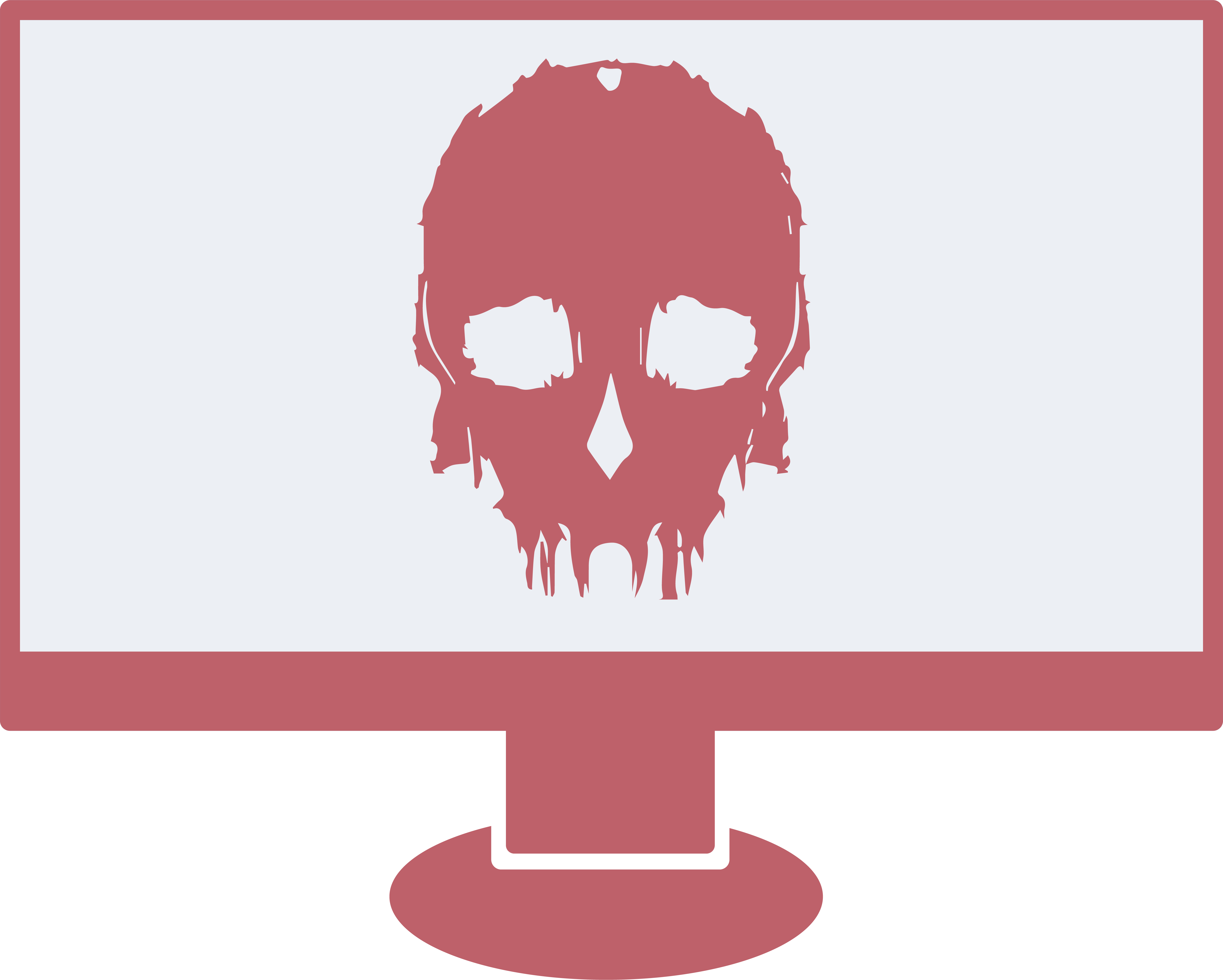 Evil Computer Illustration